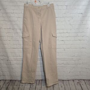 Wilfred Free Beige Cargo Pants Size 4 Neutral Casual Trousers